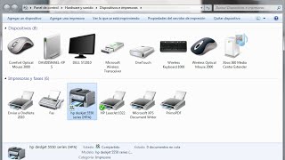 Abrir la herramienta de dispositivos e impresoras [upl. by Beauvais]