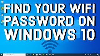 How to Find your WiFi Password on Windows 10 [upl. by Notlew]