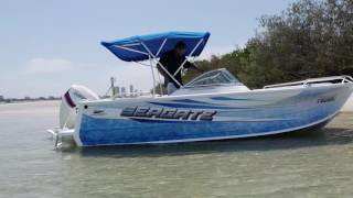 Quintrex 530 Cruiseabout  Boat Reviews on the Broadwater [upl. by Lrig]