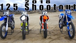 2018 125 2 Stroke Shootout  Dirt Bike Magazine [upl. by Petrick]