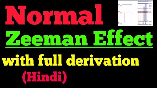 normal zeeman effect [upl. by Okier832]