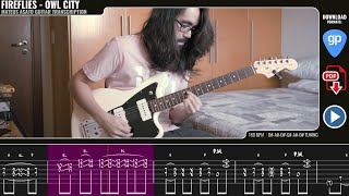 Mateus Asato Tab  Owl City Fireflies  Guitar Tutorial Lesson  How to Play [upl. by Rissa169]