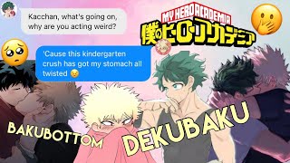 DEKU ASKS BAKUGO OUT  DKBK Lyric Prank Kindergarten Crush Chloe Moriondo  MHA Texting Story [upl. by Lauretta337]