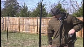 Purrfect Fence Install Video [upl. by Darrin]