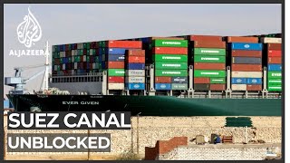 Investigation under way into Suez Canal blockage [upl. by Eecrad259]