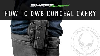 How to Use an OWB Holster for Concealed Carry [upl. by Welcher]