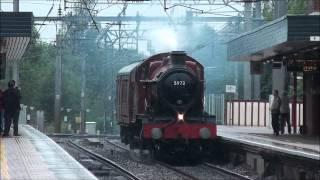 GWR 4900 Class No 5972 Olton Hall AKA Hogwarts Castle  Light Engine  4714 [upl. by Tabor]