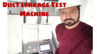 Duct Air Leakage Test Machine [upl. by Shapiro]