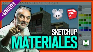 📕📗📘📙 Poner MATERIALES en sketchup 2020🐭 [upl. by Eikcir]