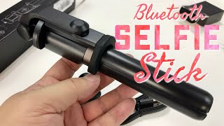 Selfie Stick with Detachable Bluetooth Remote and Tripod Review [upl. by Suez]