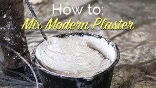 How To Mix Modern Plaster [upl. by Setarcos]