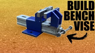 How to make a homemade bench vise [upl. by Audwin667]