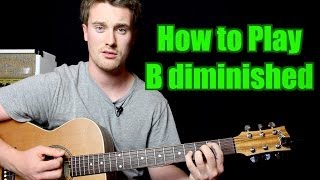 How to Play  B diminished Chord Guitar [upl. by Enelie644]