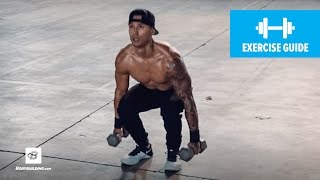 Dumbbell Jump Squat  Exercise Guide [upl. by Reviel]