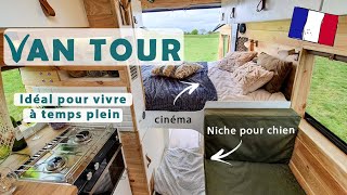 VAN TOUR  Notre FOURGON aménagé 2021 artisanal avec le confort dun campingcar [upl. by Gibb]