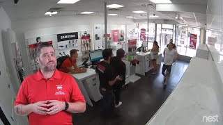 TMobile Employee Has Decent EmptyHanded Skills [upl. by Rustie21]