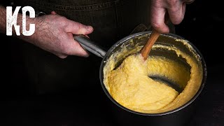 SUPER CREAMY Italian Polenta Recipe [upl. by Inaffyt]