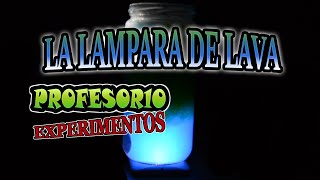 Lámpara de lava casera Experimentos caseros fáciles [upl. by Nileve]