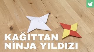 Kolayca origami yapmayı öğrenin Kağıttan Ninja Yıldızı [upl. by Lombardy]