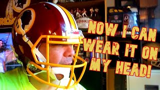 How to convert an NFL replica helmet into an authentic helmet  plus building Joe Theismanns helmet [upl. by Lillywhite]