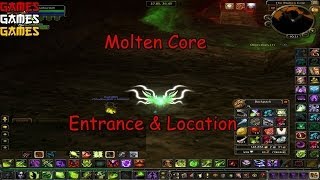 Molten Core Raid Entrance and Location [upl. by Valerlan528]