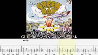 GREEN DAY  Basket Case GUITARLESS BACKING TRACK  TAB [upl. by Amyaj]