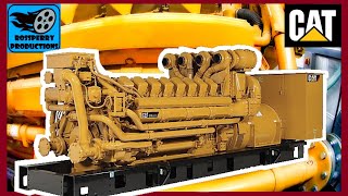 CAT C175 Masterpiece 4000HP V16 Diesel Generator Walk Through amp Warm Start [upl. by Merl]