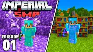 New Minecraft YouTubers SMP  Imperial SMP 1 [upl. by Seiter]