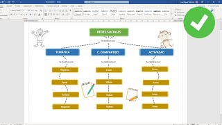 Como crear un mapa conceptual en WORD [upl. by Aihsiek]