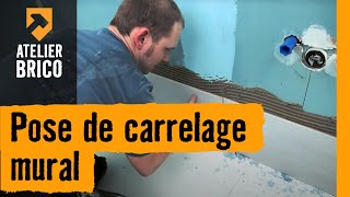 Atelier brico HORNBACH  Pose de carrelage mural [upl. by Denbrook637]