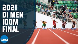 Mens 100m  2021 NCAA track and field championship [upl. by Dinan]