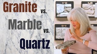 Quartz vs Granite vs Marble How to choose the right countertop [upl. by Ydnir]