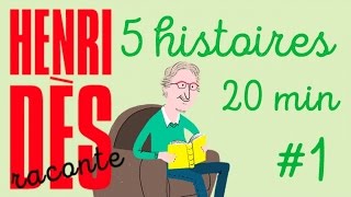 Henri Dès Raconte 5 histoires  Compilation 1 [upl. by Aihsenat648]