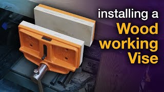 Installing a Woodworking Vise [upl. by Folly593]