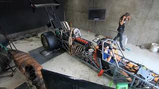 2Jz Dragster 2000 HP on dyno test [upl. by Eeryk]