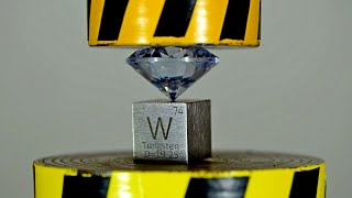 HIDRAULIC PRESS VS THE HARDEST STONES VS TUNGSTEN [upl. by Dippold]