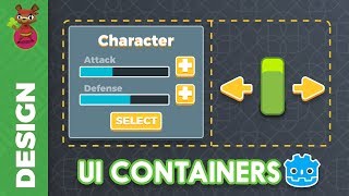 Introduction to UI Containers in Godot 3 tutorial [upl. by Eirehc269]