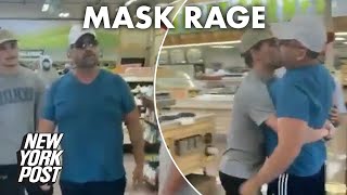 Antimask rant in Arizona store caught on video gets out of hand  New York Post [upl. by Nosned]