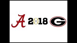 2018 CFP National Championship 4 Alabama vs 3 Georgia Highlights [upl. by Adlin578]