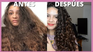 MASCARILLA HIDRATANTE PARA CABELLO CON FRIZZ [upl. by Godric142]