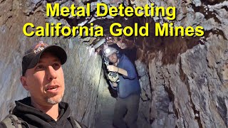 Metal Detecting amp Exploring California Gold Mines [upl. by Nieberg]