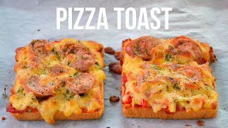 EASY PIZZA TOAST RECIPE BREAD PIZZA [upl. by Busby849]