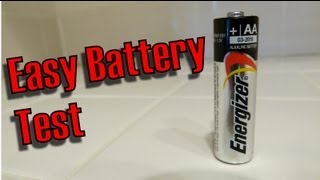 How To Test a AA battery Easiest Way For Any Battery Fast Easy [upl. by Caton498]