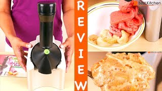 Yonanas Frozen Healthy Dessert Maker Review [upl. by Burta]