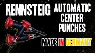 Rennsteig Adjustable Automatic Center Punches  MADE IN GERMANY [upl. by Minardi557]