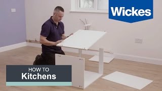 How to Build a Kitchen Cabinet with Wickes [upl. by Naltiak118]