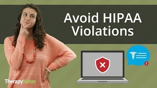 Avoid HIPAA Violations [upl. by Nydroj290]