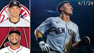 New York Yankees  Arizona Diamondbacks  Game Highlights  4124 [upl. by Petrie664]