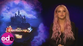 DESCENDANTS 3 Dove Cameron Emotionally Remembers Cameron Boyce [upl. by Holzman]