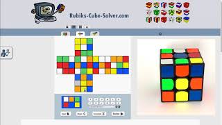 How To Use The Rubiks Cube Solver [upl. by Scheck]